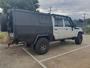 Canopy for Toyota Landcruiser 79 Series Dual Cab with 300mm extended Chassis