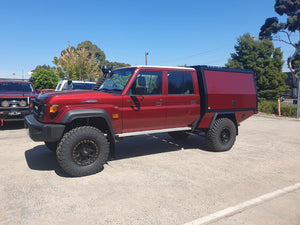 Canopy for Toyota Landcruiser 79 Series Dual Cab with 300mm extended Chassis