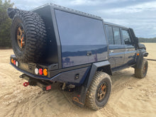 Load image into Gallery viewer, 1550mm Tray Mounted Canopy to suit Trig Point Tray for Toyota Landcruiser 79 Series