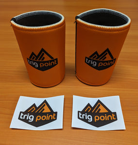 Trig Point Stubby Holder / Can Cooler TWIN PACK