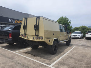 Canopy for Toyota Landcruiser 79 Series Dual Cab with 300mm extended Chassis