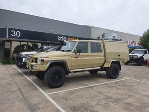 Canopy for Toyota Landcruiser 79 Series Dual Cab with 300mm extended Chassis