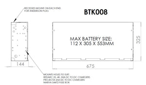 Slimline Battery Box