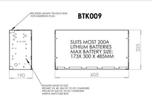 Load image into Gallery viewer, 200Ah Lithium Battery Box