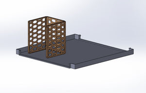 Upright Fridge Mounting Frame