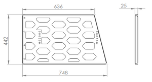 Canopy Internal Divider Panel - Tapered