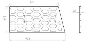 Canopy Internal Divider Panel - Tapered