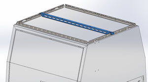 Low profile roof cross rails